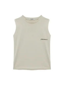 Hinnominate Kids T-Shirt Beige con Logo per Bambini