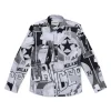 Iceberg Kids Camicia Bianca con Stampa All Over per Bambini