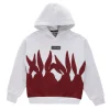 Iceberg Kids Felpa con Cappuccio Bianca con Stampa per Bambini