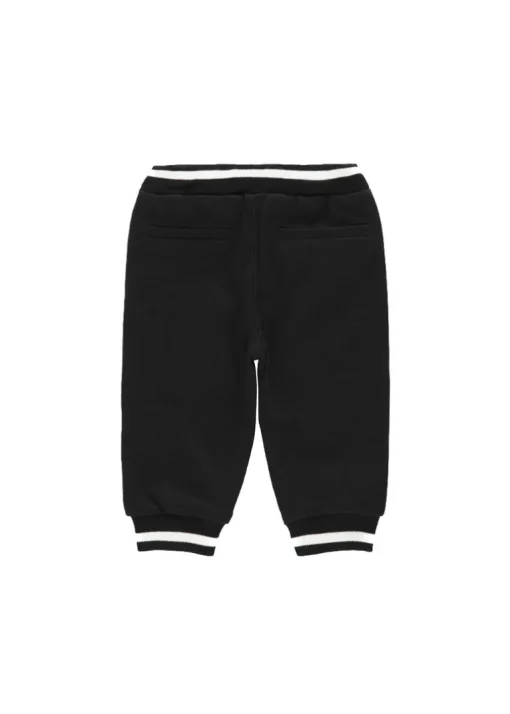 Iceberg Kids Pantaloni Neri in Tuta per Neonati