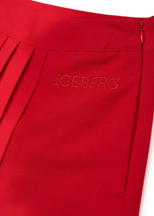 Iceberg Kids Short Rosso Tennis per Bambine