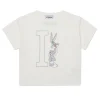 Iceberg Kids T-shirt Bianca Crop con Bugs Bunny per Bambine