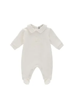 Iceberg Kids Tutina con Bavetta Bianca per Neonati