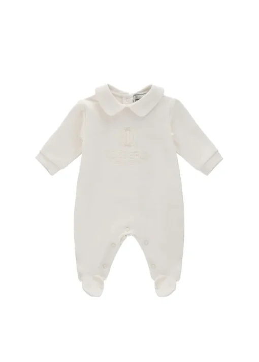 Iceberg Kids Tutina con Bavetta Bianca per Neonati
