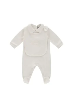 Iceberg Kids Tutina con Bavetta Bianca per Neonati