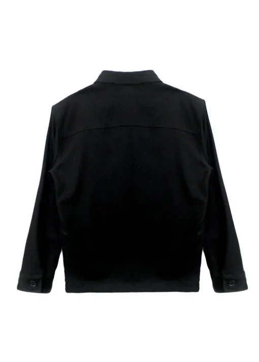 I'm Brian Giubbino Camicia Nero con Tasche per Bambini