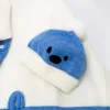 Le Coconnè Cappello Bianco/Azzurro per Neonati