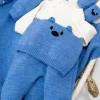 Le Coconnè Completo Bianco/Azzurro per Neonati