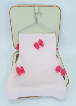 Le Coconnè Coperta Rosa con Fiocchi per Neonate
