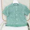 Le Coconne Camicia Verde per Neonati