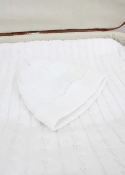 Le Coconne Cappello Bianco per Neonati