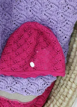 Le Coconne Cappello Fucsia per Neonate
