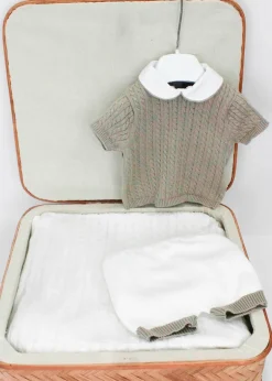 Le Coconne Completo Bianco/Beige per Neonati