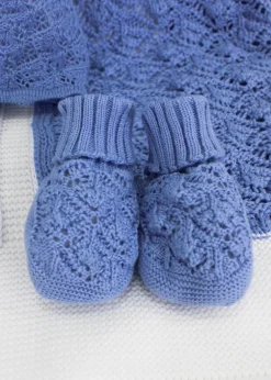 Le Coconne Scarpine Celeste per Neonati