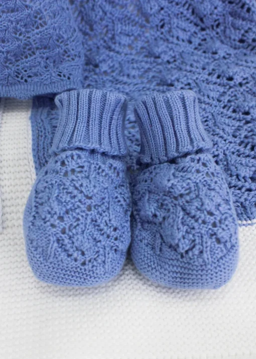 Le Coconne Scarpine Celeste per Neonati