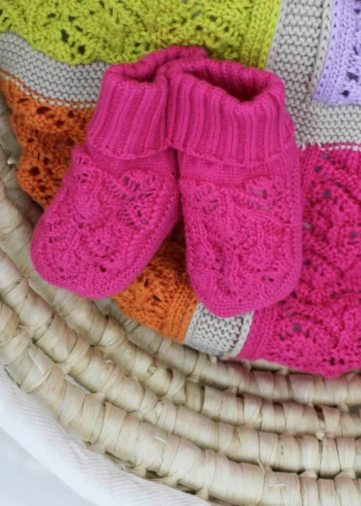 Le Coconne Scarpine Fucsia per Neonate