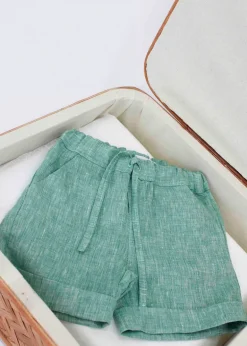 Le Coconne Short Verde per Neonati