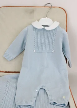 Le Coconne Tutina Azzurro per Neonati