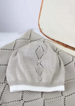 Marlù Cappellino Noce/Bianco per Neonati