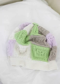 Marlù Cappello Bianco/Verde Pistacchio per Neonate