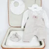 Marlù Coordinato Rosa Antico con Tutina per Neonate