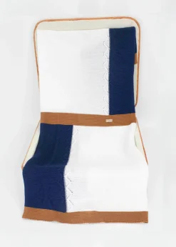 Marlù Coperta Bianco/Blu per Neonati