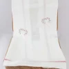 Marlù Coperta Bianco/Rosa con Ricami per Neonate