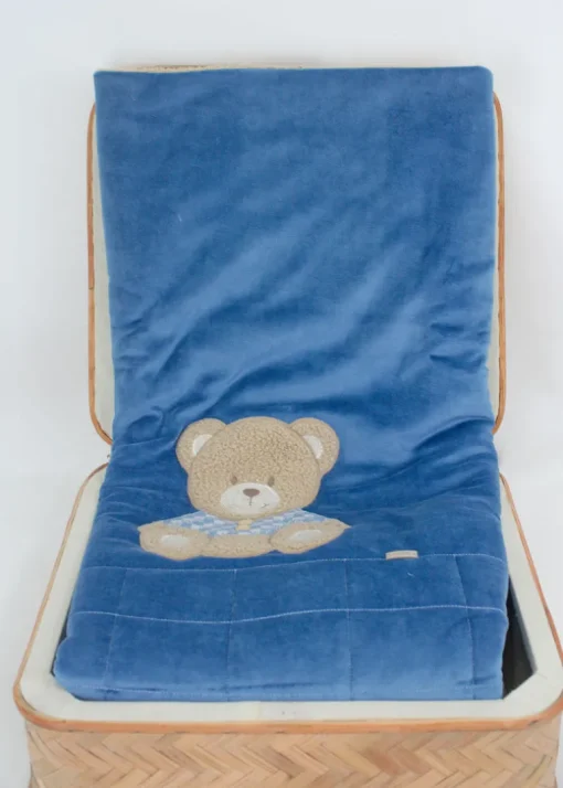 Marlù Coperta Bluette/Cammello per Neonati