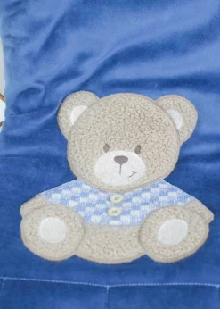 Marlù Coperta Bluette/Cammello per Neonati