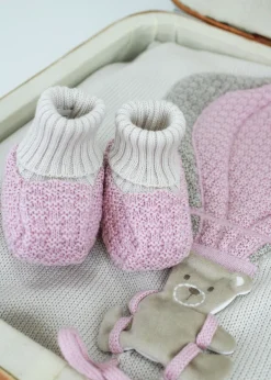Marlù Scarpine Rosa per Neonate