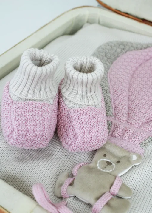 Marlù Scarpine Rosa per Neonate