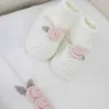 Marlù Scarpine Vaniglia/Rosa Pesca per Neonate