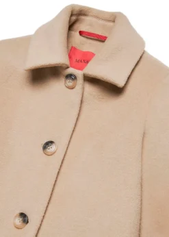 Max & Co Kids Cappotto Classsico Beige per Bambine