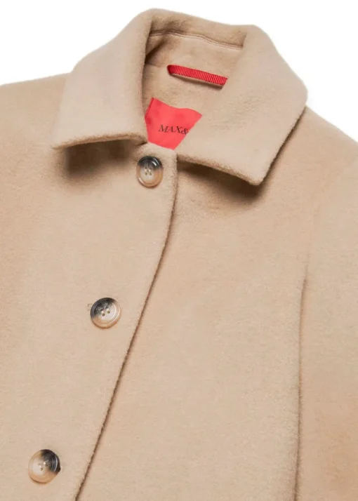 Max & Co Kids Cappotto Classsico Beige per Bambine