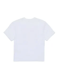 Max & Co Kids T-Shirt Bianca con Logo per Bambine