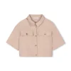 Michael Kors Kids Camicia Sabbia per Bambine
