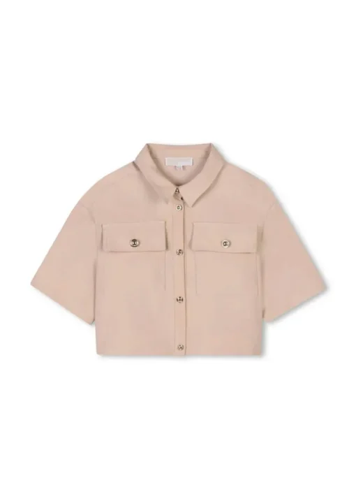 Michael Kors Kids Camicia Sabbia per Bambine
