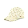 Michael Kors Kids Cappello Crema Logo All over per Bambine