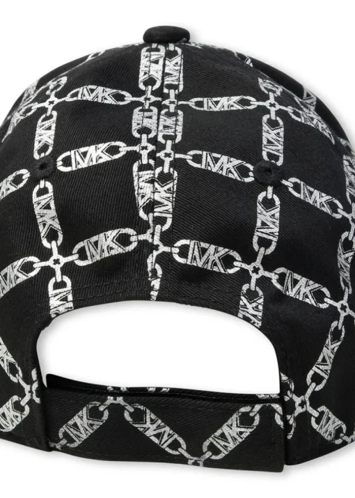 Michael Kors Kids Cappello Nero con Stampa per Bambine