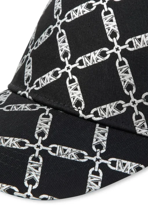 Michael Kors Kids Cappello Nero con Stampa per Bambine