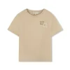 Michael Kors Kids T-shirt Sabbia con Logo per Bambine