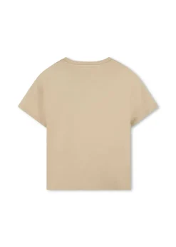 Michael Kors Kids T-shirt Sabbia con Logo per Bambine