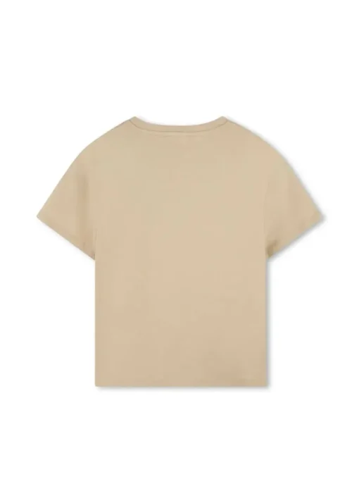 Michael Kors Kids T-shirt Sabbia con Logo per Bambine