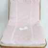 Minibanda Coperta Rosa con Fiocco e Ruches per Neonate