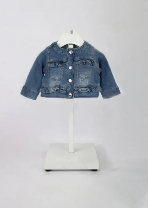 Minibanda Giubbino Denim per Neonate