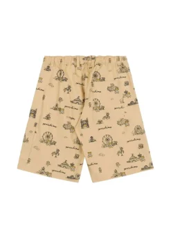 Moschino Kids Bermuda Beige con Stampa per Bambini
