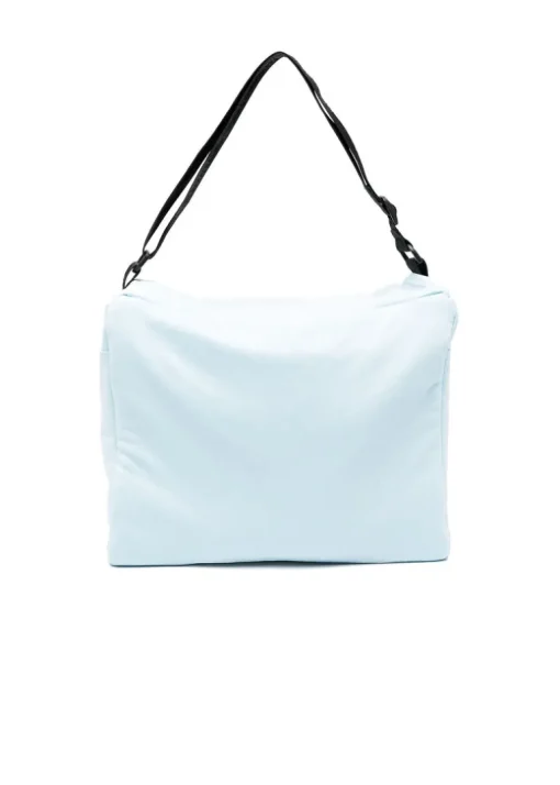 Moschino Kids Borsa Mamma Teddy Bear Celeste con Fasciatoio