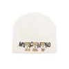 Moschino Kids Cappello Panna con Teddy Bear