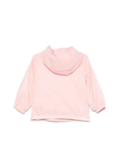 Moschino Kids Giubbino a Vento Rosa con Stampa Toy per Neonate