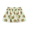 Moschino Kids Gonna Ecrù con Fantasia per Bambine